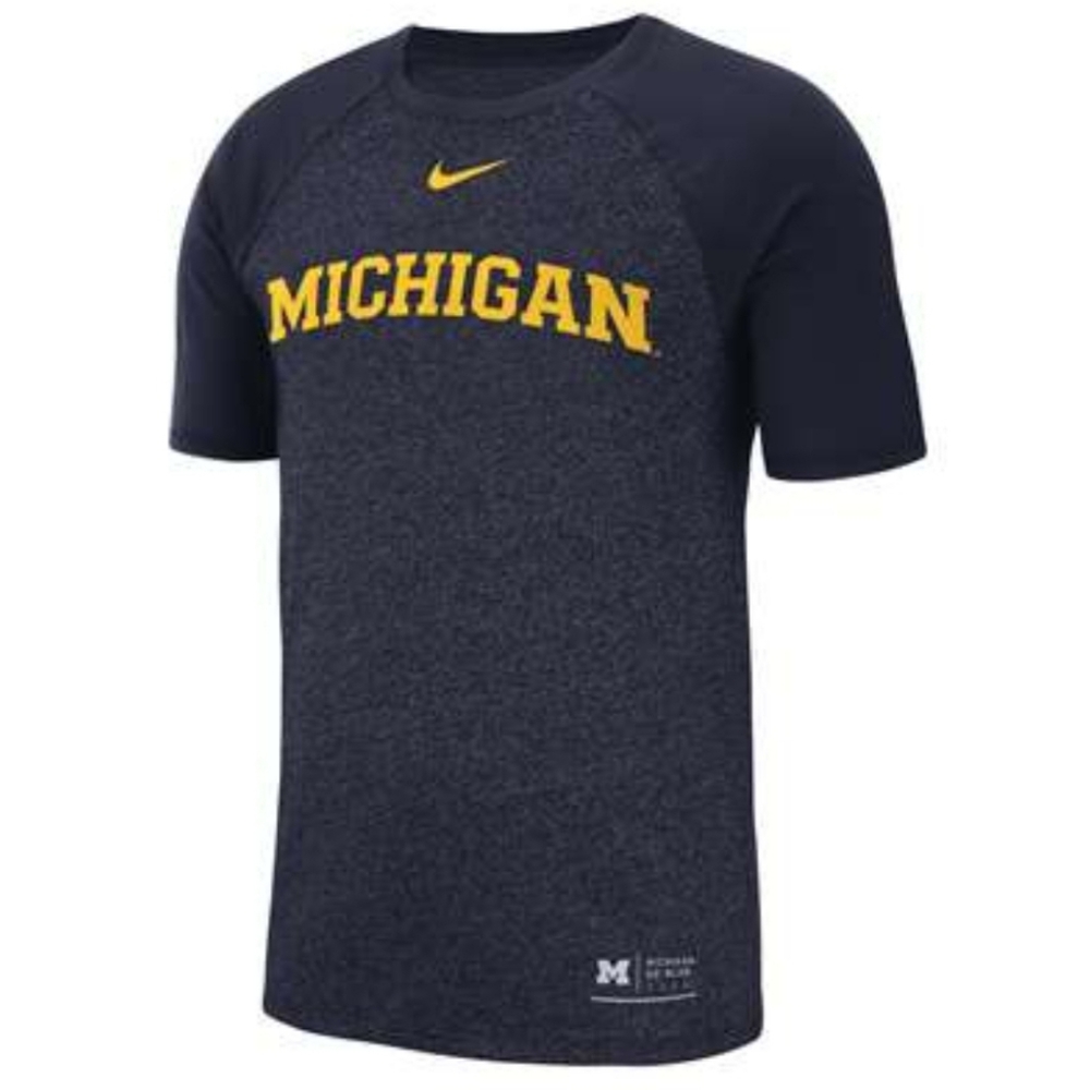 Nike Nike Michigan Wolverines Shirt XL Half Sleeve